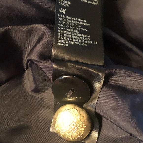 Navy Blue Peacoat by H&M - Picture 9 of 14